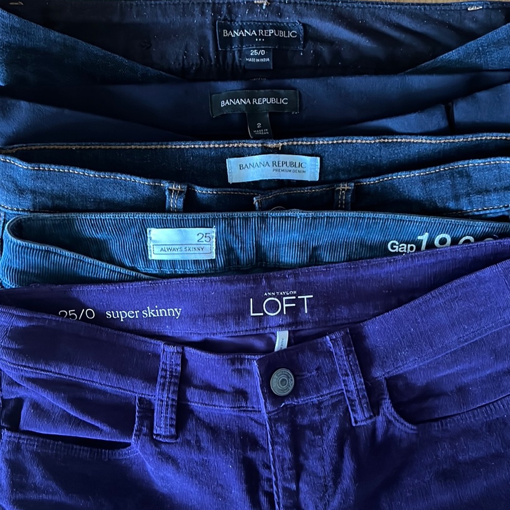 Banana Republic Gap Loft Lot of 5 Pants